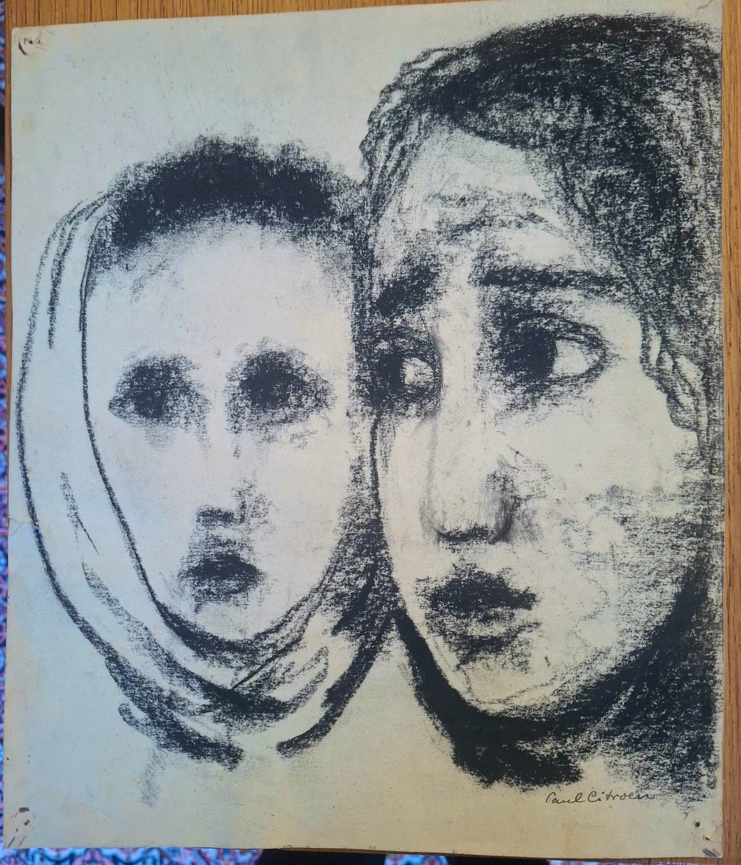 Paul Citroen - 2 portretten kopen? Bied vanaf 150!