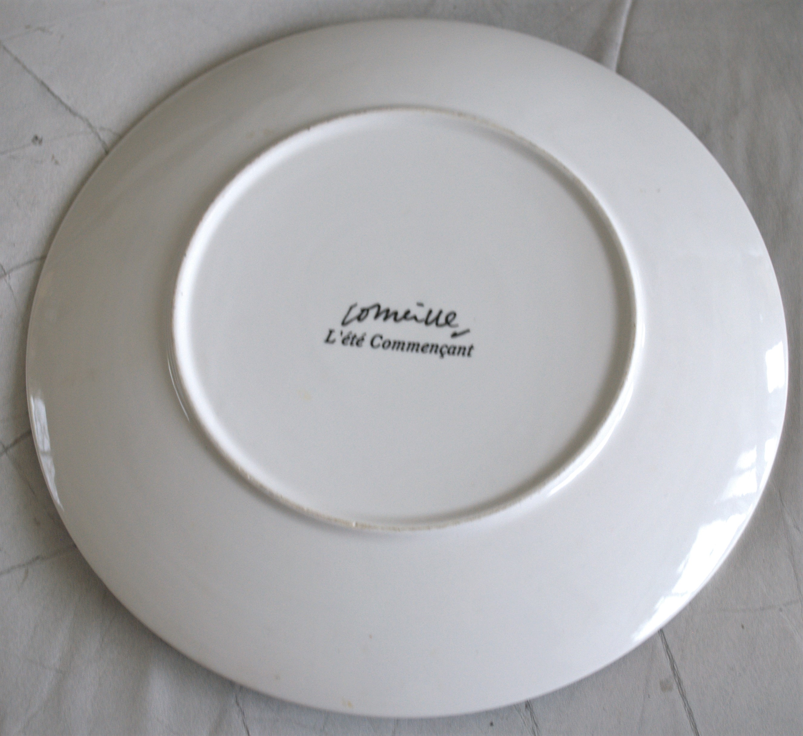 Corneille -  porseleinen bord - 'De zomer begint'  kopen? Bied vanaf 25!