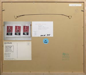 Dirk Wiarda - Gouache, Mandfles- Ingelijst kopen? Bied vanaf 1!