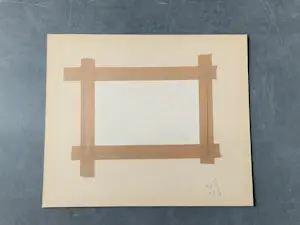 Heidi Daamen - gemengde techniek (gouache, pastel e.a.) 1974 - Japanse figuren - gesigneerd kopen? Bied vanaf 68!