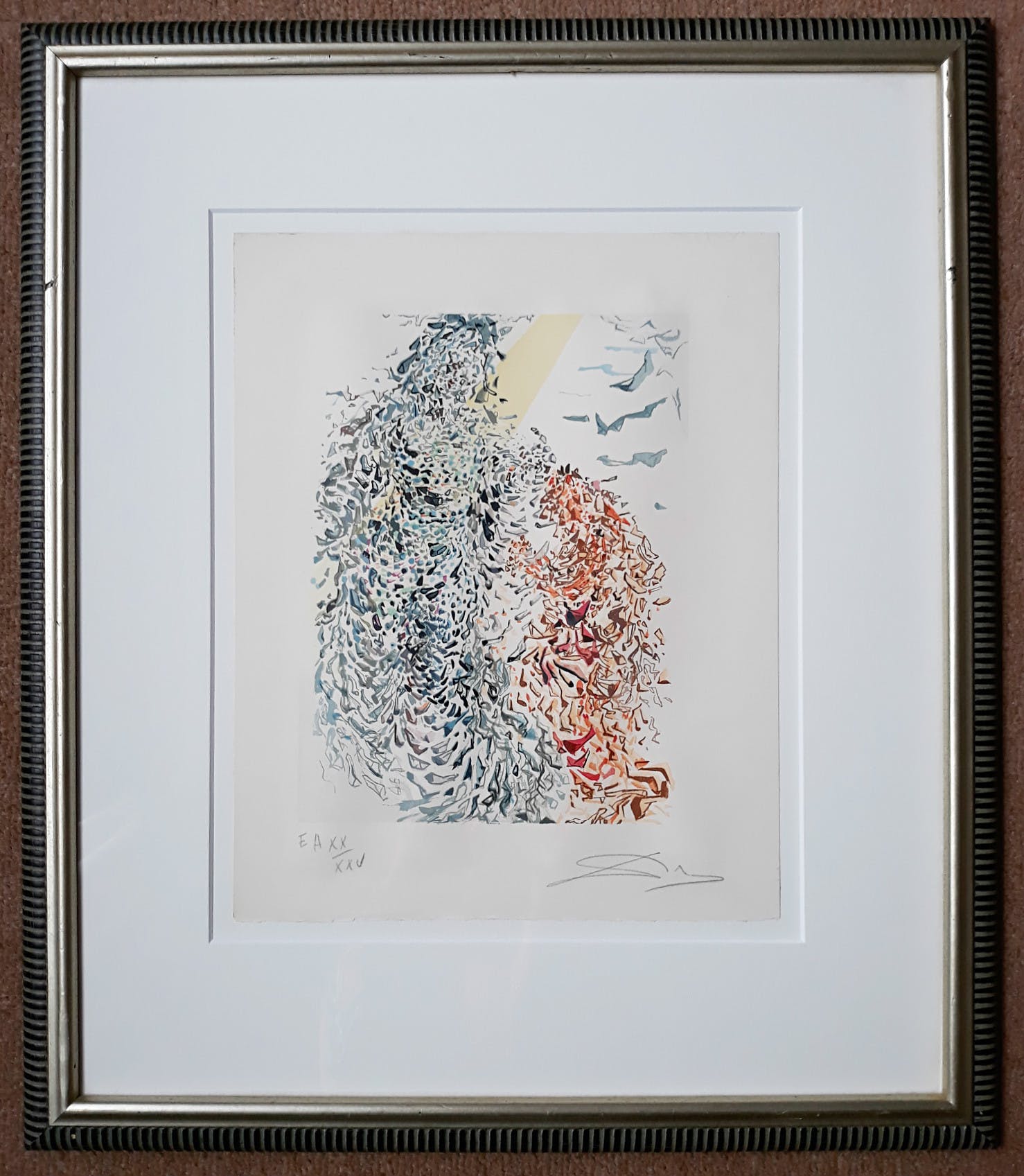 Salvador Dali - Opposition, litho of houtdruk (mooi ingelijst) kopen? Bied vanaf 1!