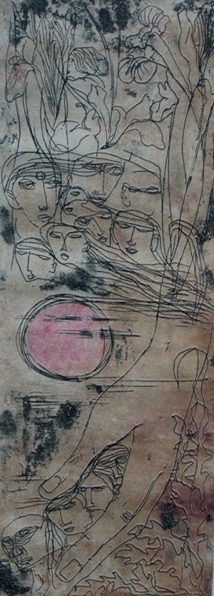 Ria Exel - Ets/aquatint kopen? Bied vanaf 45!