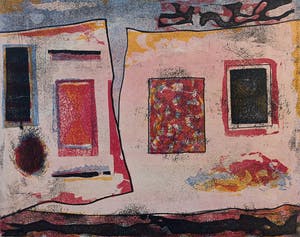 Willem Snitker - Abstracte compositie, aquatint ets (zeer kleine oplage) kopen? Bied vanaf 45!