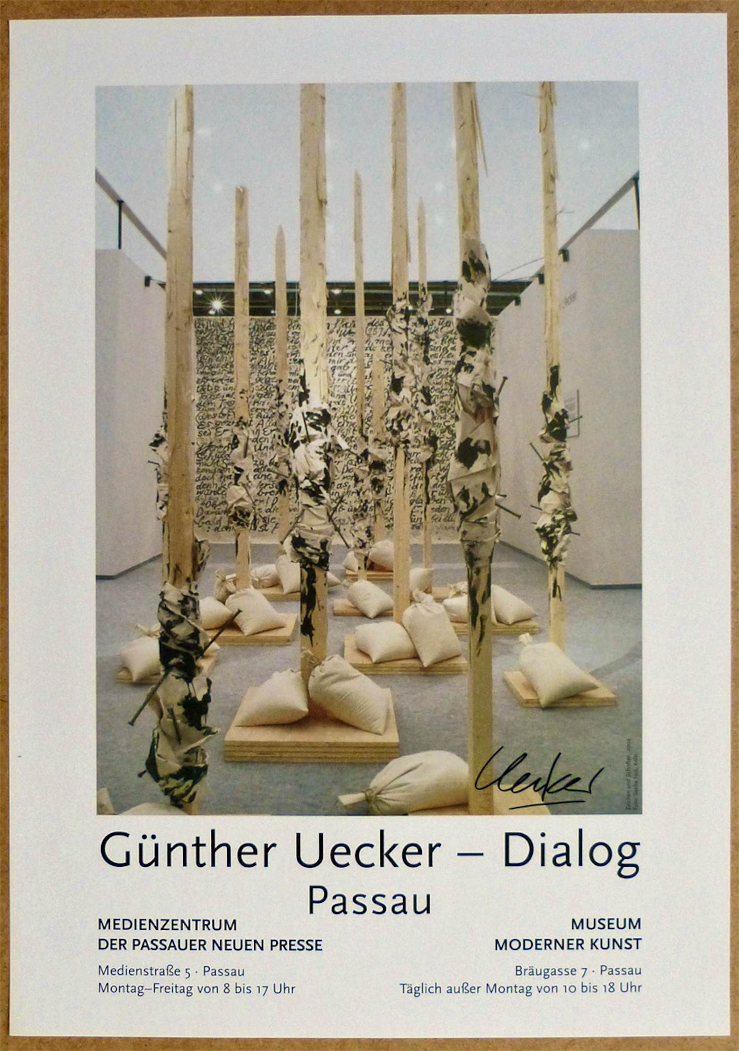 Günther Uecker - handsigniert -Museum Moderner Kunst Passau 2002 kaufen? Bieten Sie von 75!