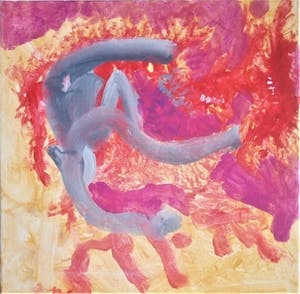 Paul Louis Van Den Bergh - Gemengde Techniek op Canvas - "Blast" - Gesigneerd kopen? Bied vanaf 1!