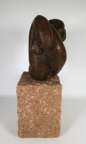 Jos Haeken - Brons en graniet, In gedachten (Zeer zwaar) kopen? Bied vanaf 1!