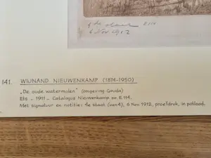 Wijnand Otto Jan Nieuwenkamp - De Oude Watermolen kopen? Bied vanaf 200!