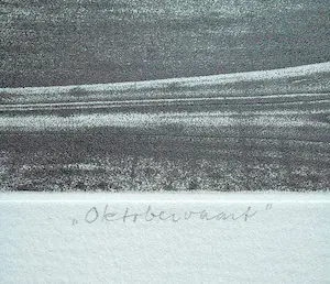 Hans Blanken - Oktobervaart, ets kopen? Bied vanaf 150!