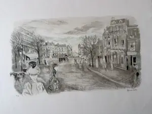 Emilio Grau-Sala - Lithographie "Le petit ami" kaufen? Bieten Sie von 80!
