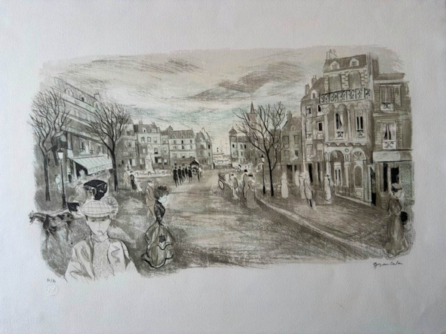 Emilio Grau-Sala - Lithographie "Le petit ami" kopen? Bied vanaf 85!