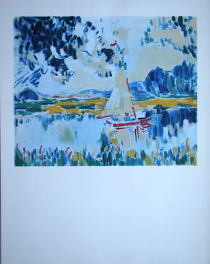 Maurice de Vlaminck - Zeilen op een meer - 1973 - Lithografie kopen? Bied vanaf 80!