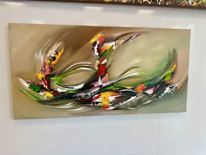 Gena - Abstract Green kopen? Bied vanaf 199!