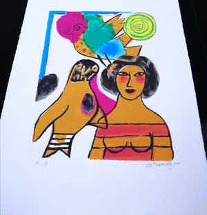 Corneille - Lithografie, E. A. exemplaar verkocht voor € 1!