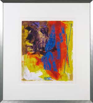 Piotr Konkel - Zeefdruk, Union - Ingelijst verkocht voor € 1!