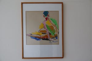 Juul Neumann - Modeltekening kopen? Bied vanaf 45!