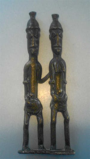 Brons (Onbekend) - West Afrika man en vrouw kopen? Bied vanaf 29!