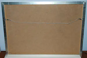 Simon Stolp - Het Naardermeer - groot olieverfschilderij - mooi ingelijst kopen? Bied vanaf 150!