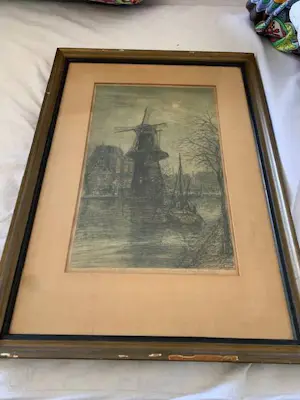 Eugene Rensburg - Molen de Hoop Coolsingel Rotterdam 1910 kaufen? Bieten Sie von 28!