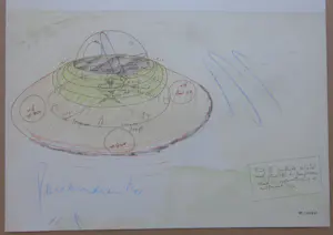 Panamarenko - BING II / KLEUROFFSET / 55x37cm / SIG / ZELDZAAM / 2004 kopen? Bied vanaf 150!