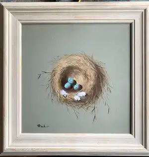 Henk Poeder - Vogelnestje verkocht voor € 160!