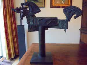 Eric Claus - Drie paardenhoofden. verkocht voor € 675!