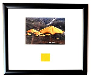 Christo - Collage The Umbrellas USA handgesigneerd en ingelijst kopen? Bied vanaf 80!