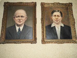 Frans Kops - Olieverfschilderij - 2 Portretten kopen? Bied vanaf 110!