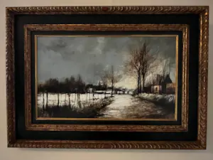 Francois Franc - “NEIGE AUX LOGES” NORMANDIË kopen? Bied vanaf 150!