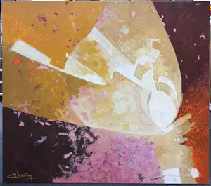 Carolien Wissing - Acryl op doek, Zonder titel (Zeer groot) kopen? Bied vanaf 350!