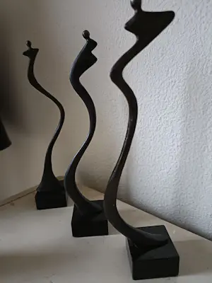 Corry Ammerlaan - 3x verschillende bronzen beeldjes (gedetailleerd) kopen? Bied vanaf 79!