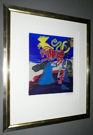 Corneille - Six reves peints, zeefdruk (prachtig ingelijst) kopen? Bied vanaf 325!