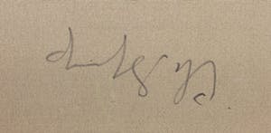 Christine Spierings - Olieverf op doek, Z.t. Abstracte vorm (Groot) kopen? Bied vanaf 1!