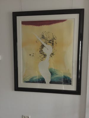 Julian Schnabel - Bandini (his foe pursued) - handbeschilderde zeefdruk met epoxy kopen? Bied vanaf 1750!