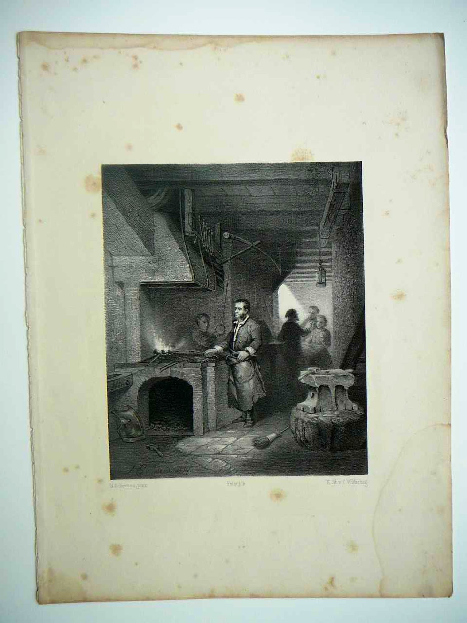 Carl Wilhelm Mieling - Smidse (Smederij) kopen? Bied vanaf 20!