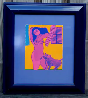 Corneille - Ingelijste zeefdruk - 1988(nette lijst!) kopen? Bied vanaf 250!