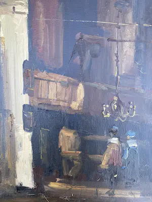 Jan Kelderman - Kerkinterieur strassbourg (frankrijk) kopen? Bied vanaf 19!