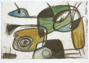 Gerard Schaperkotter - Kleurenets, Z.T. Abstracte compositie kopen? Bied vanaf 1!