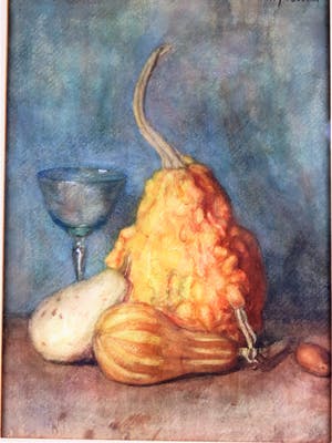 Maria Adeline Alice Schweistal - artiestennaam Fanny Psicha - stilleven aquarel kopen? Bied vanaf 80!