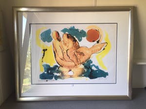 Nic Jonk - Zeefdruk, Mooi Ingelijst kopen? Bied vanaf 99!