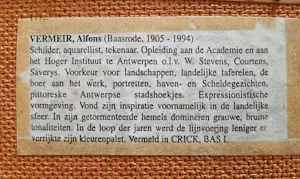 AcheterAlfons Vermeir - Dorpsgezicht met avondlucht? Enchérissez de 140!