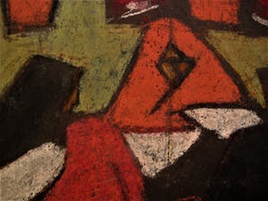 Niet of onleesbaar gesigneerd - omstreeks 1920 grote Gouache "vrouwen op Orientaalse Markt" ges. H. Paul kopen? Bied vanaf 10!