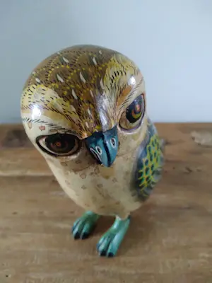 Niet of onleesbaar gesigneerd - handgemaakte houten uil kopen? Bied vanaf 1!