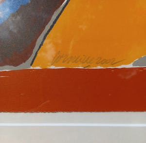 Corneille - Soleil cou coupé, zeefdruk (mooi ingelijst, groot) kopen? Bied vanaf 395!