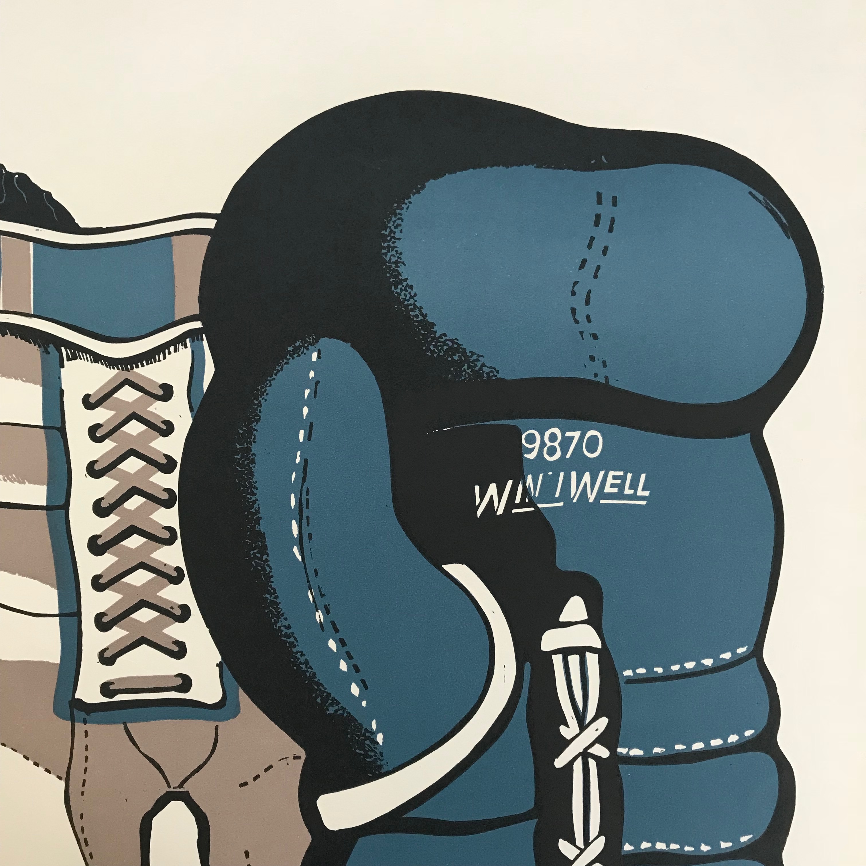 Niet of onleesbaar gesigneerd - Mooie zeefdruk - Winnwell - 40/40 kopen? Bied vanaf 1!