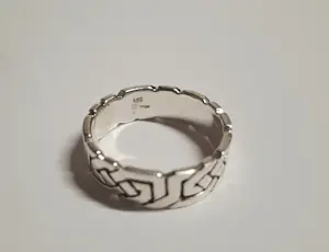 Nieuwe zilveren  Navajo Scott Dave band Ring  Keltische   knoop kopen? Bied vanaf 70!