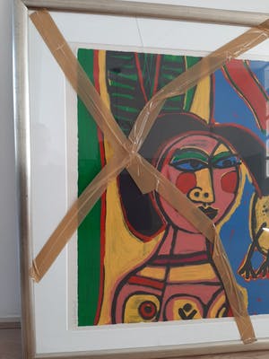 Corneille - Femme avec oiseau kopen? Bied vanaf 350!