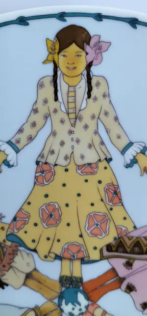 Villeroy en Boch - Herinneringsbord Unicef - Internationaal Jaar van het Kind kopen? Bied vanaf 15!