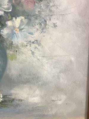 Niet of onleesbaar gesigneerd - Pot met bloemen kopen? Bied vanaf 1!