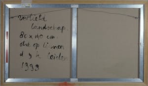 Martin van Dijk - Olieverf op doek, Verliefd landschap - Ingelijst (Groot) kopen? Bied vanaf 450!