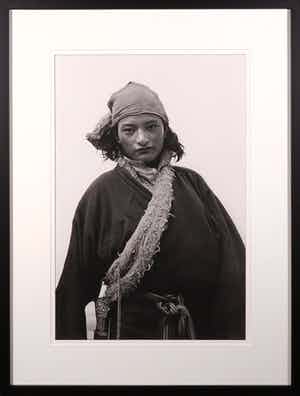 Annette den Ouden - Foto, Nomad, Lake Manasarovar, Tibet II - Ingelijst verkocht voor € 120!